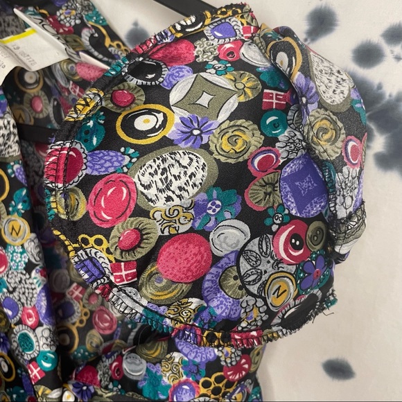 Vintage Koret Petites Button Pattern Blouse - Picture 5 of 6